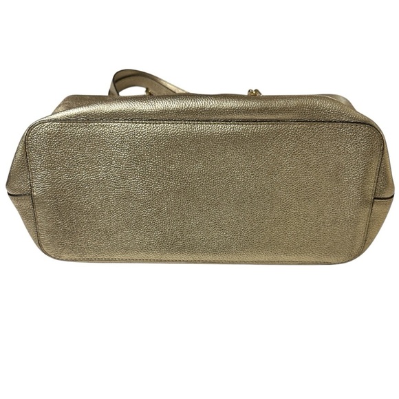 Michael Kors Gold Mercer Chain Link Tote Bag - Picture 5 of 11